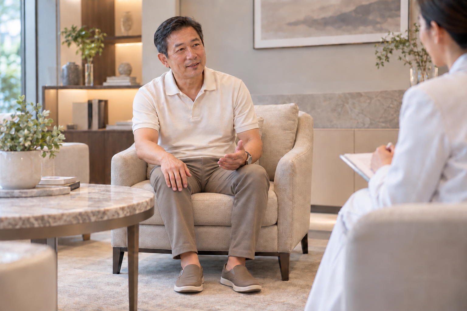 Regenerative Knee Care Consultation Regenerative Knee Care consultation at RejuvCare Clinic